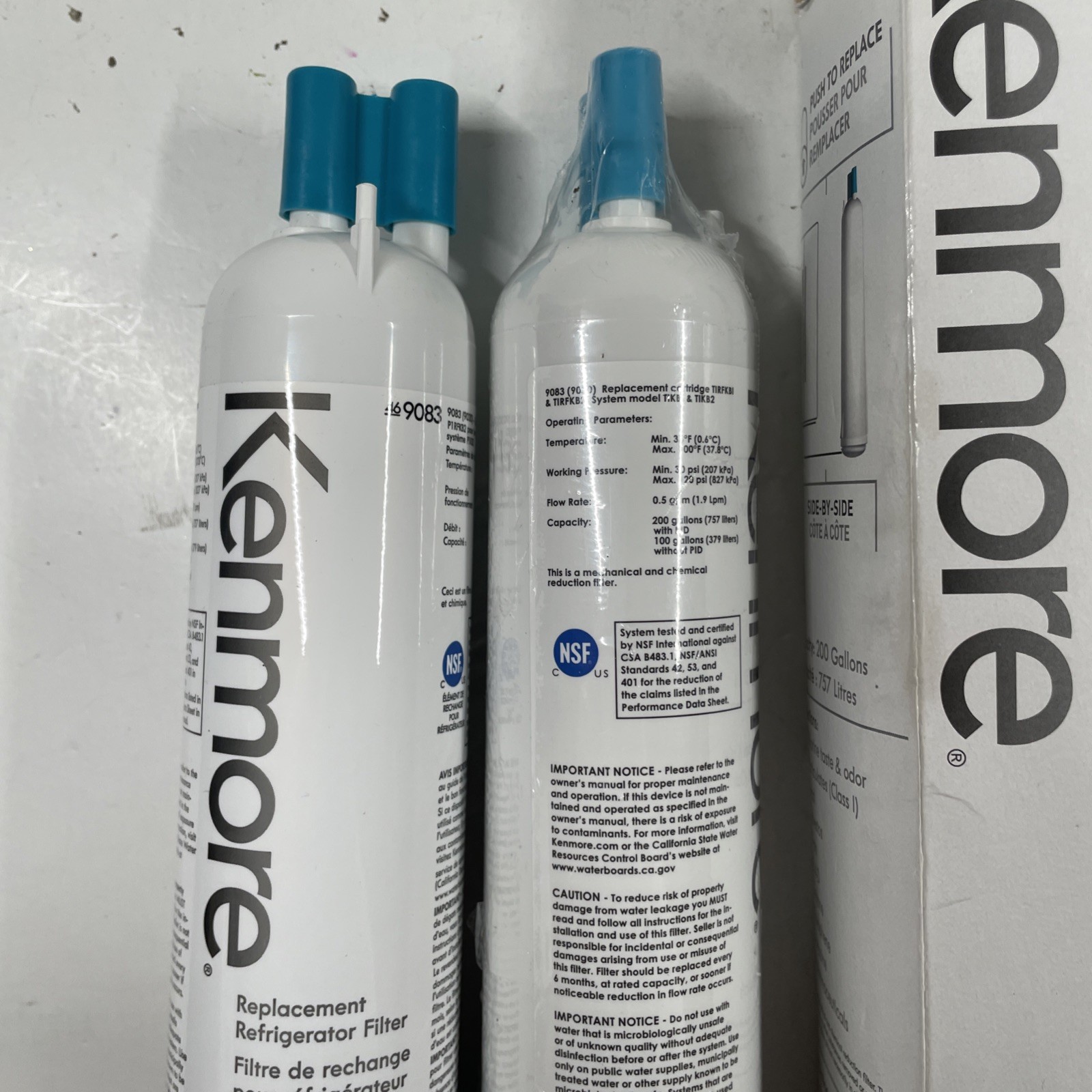 (4) (READ DESCRIPT) Genuine Kenmore Refrigerator Water Filter 460-9083 46-9083 gallery