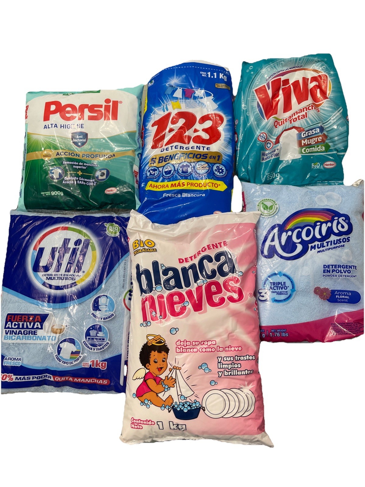 6 Pack DETERGENTE EN POLVO Varios/ Laundry Detergent gallery