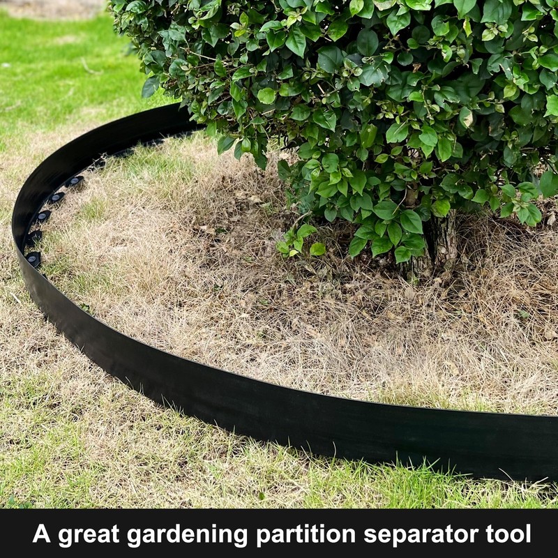 "Landscape Edging No Dig 4 Inch Tall 33FT for Lawn, Flower Beds, and Yard" gallery