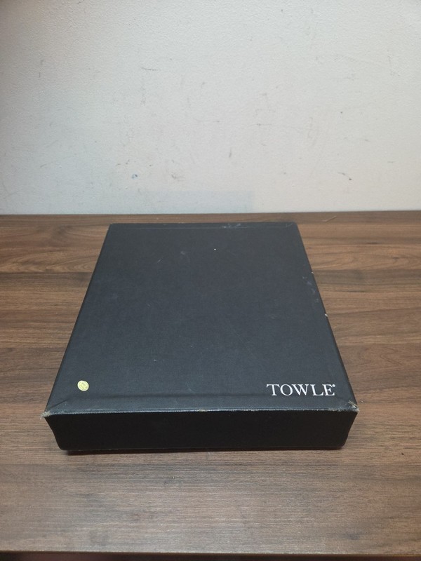 6 Pcs Vintage Towle Silversmiths Silver Plated Bar Tool Set In Box gallery