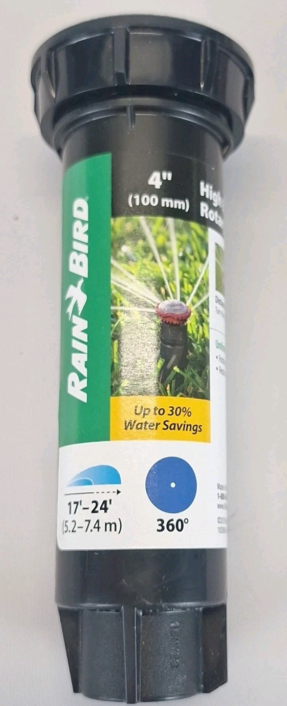NEW Rain Bird 22SAFPRO High Efficiency Pro Rotary Sprinkler 360° Full Pattern 4" gallery