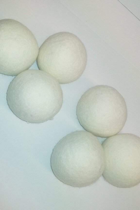 6-Pack - Natural Wool Dryer Balls | A Fabric Softener Alternative gallery