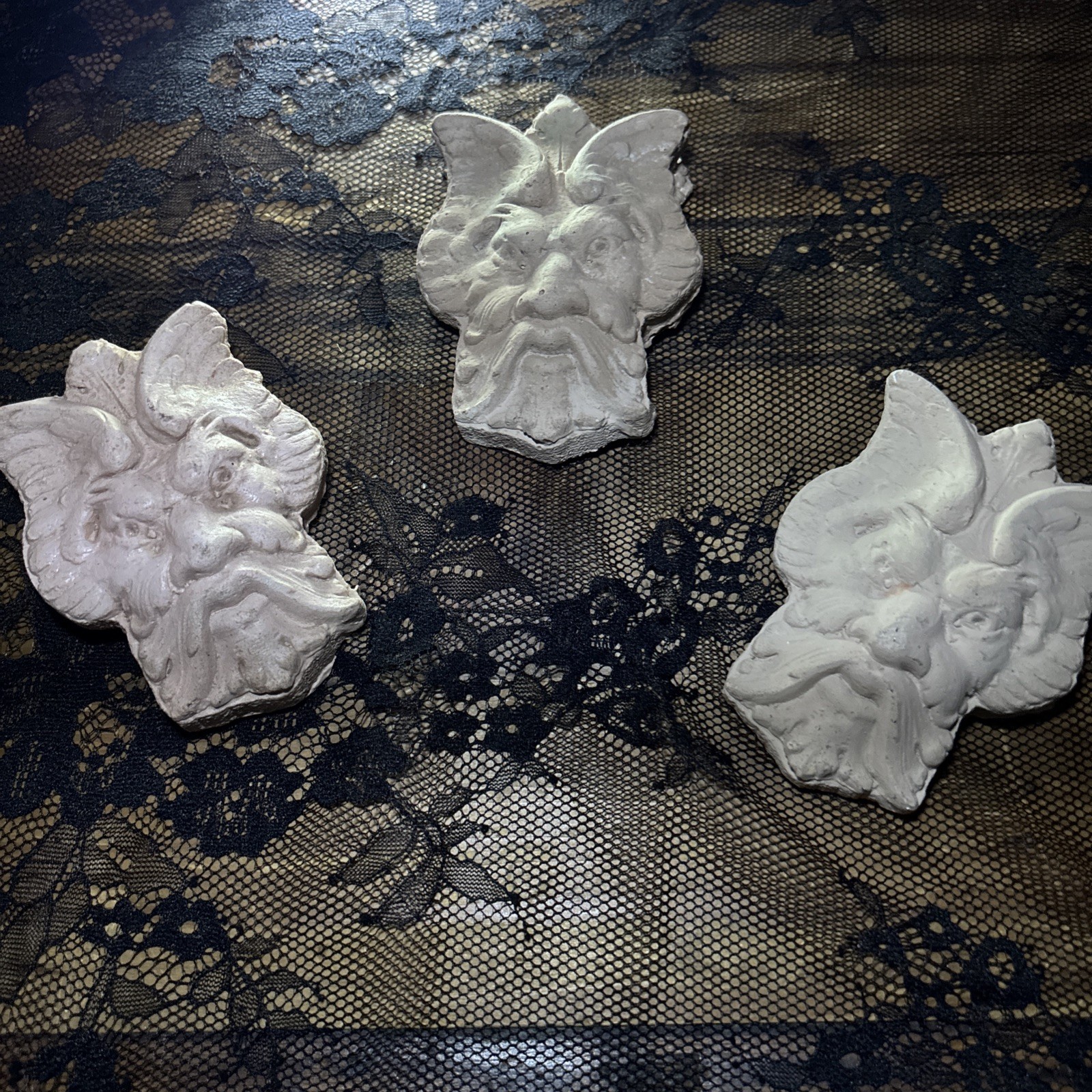 Gargoyle Casted Wall Plaques Faces gallery