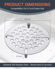 3-1/2 Inch Commercial Sink Strainer - 304 Stainless Steel 41-Hole Clog-Free Drai gallery