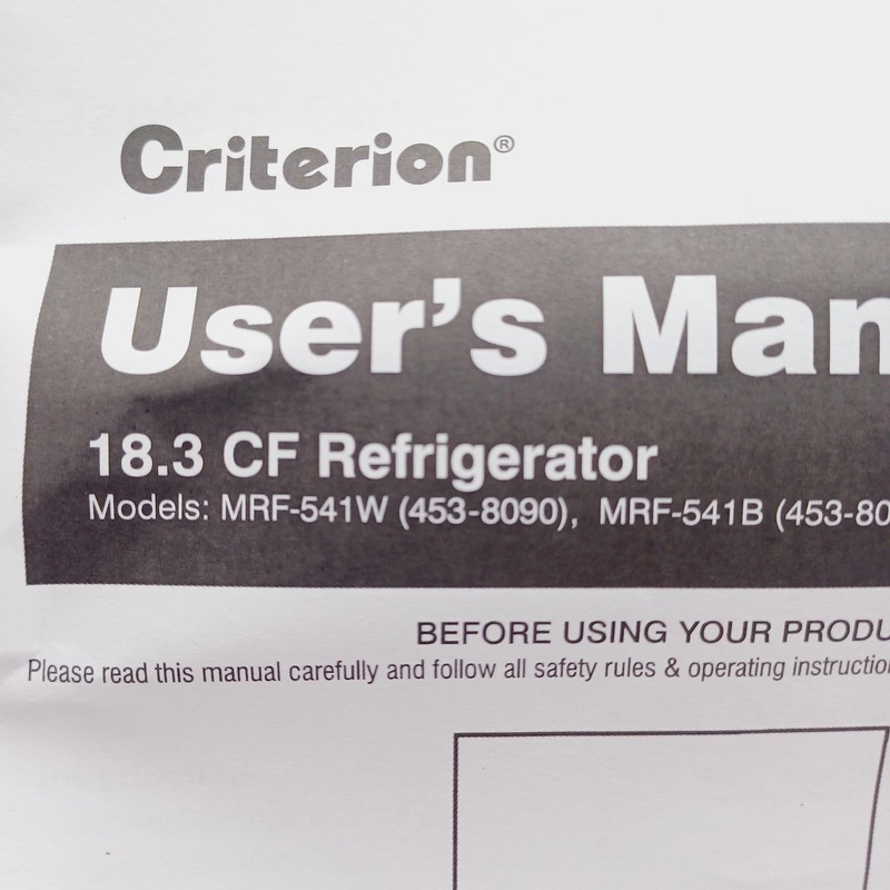 Criterion Refrigerator 18 CF Reversing Door Hinge Part Accessory ONLY gallery