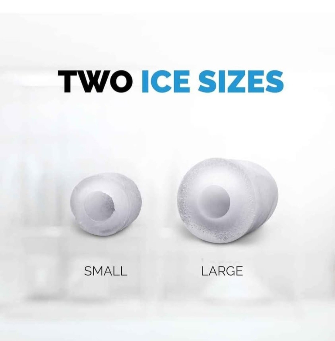 Newair Bullet Ice Maker Countertop 26 lbs/Day Ice Machine 2 Sizes Matte Black gallery