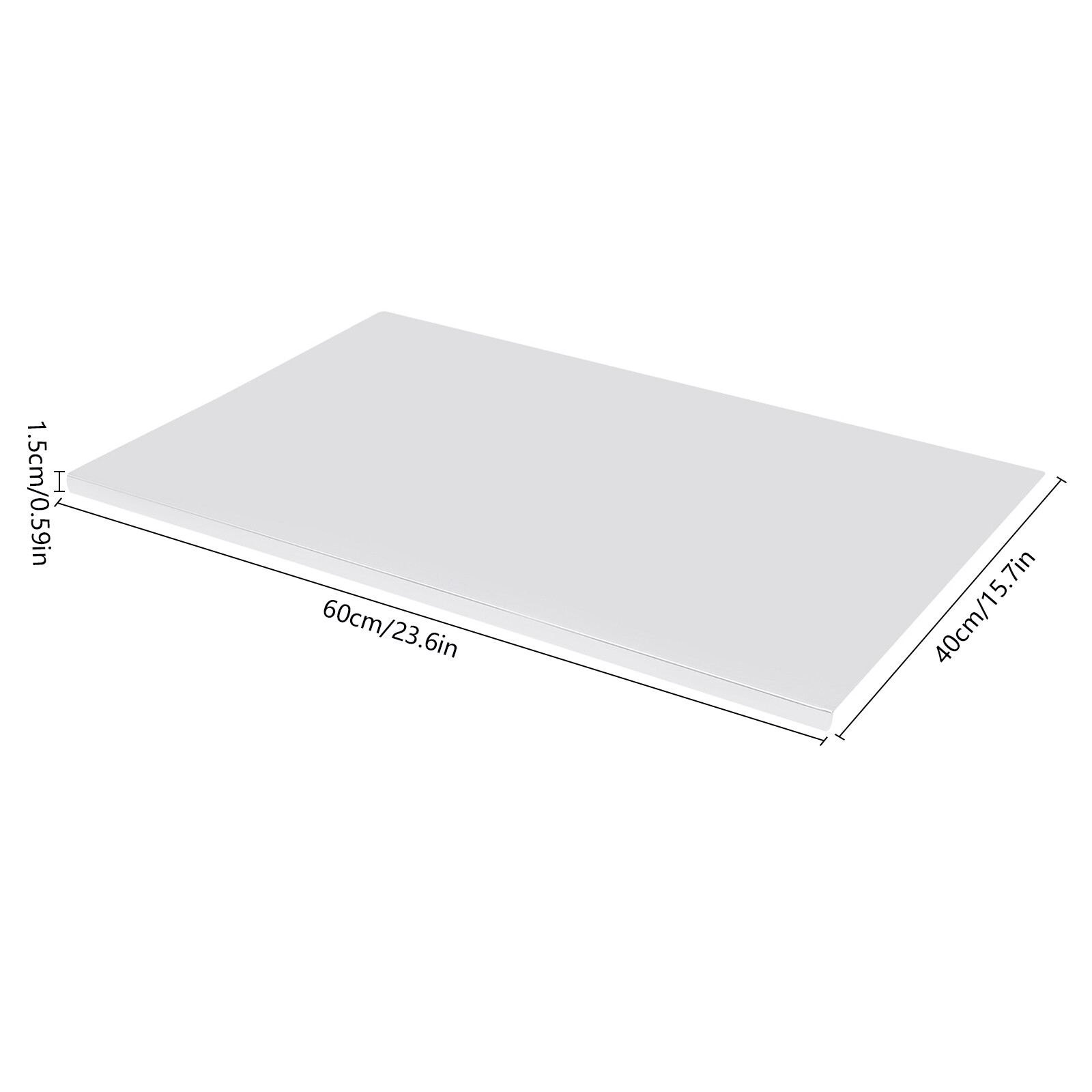 60*40cm Large Kitchen Chopping Board Durable Stainless Steel Cutting Board gallery