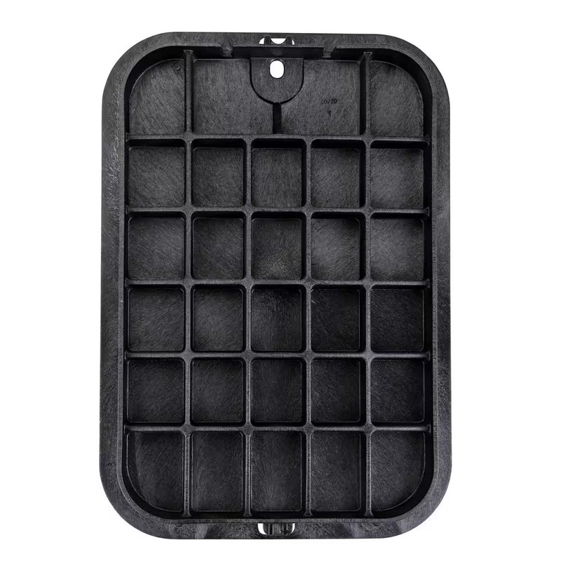14 In. X 19 In. Rectangular Standard Series Valve Box & Cover, 12 In. Height, Bl gallery