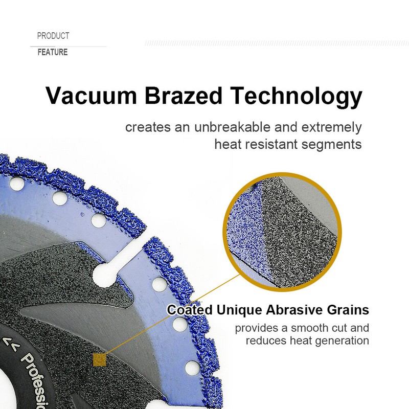 4.5''/115mm Circular Diamond Cutting Disc Demolition Saw Blade Multi Cut Wheel gallery