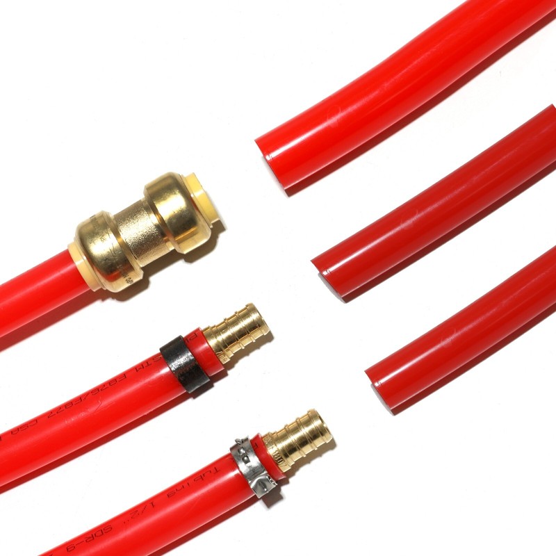EFIELD 1/2" Pex Pipe, 2 RollsX75ft (150ft) Red &Blue For Potable ,Hot/Cold Water gallery