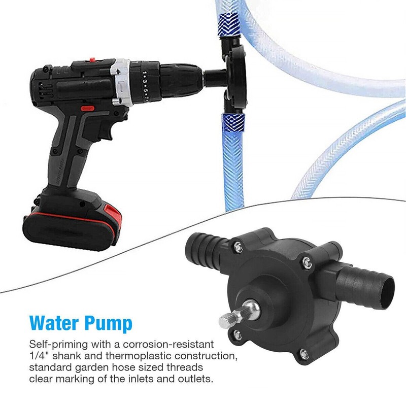 Hand Electric Drill Pump Self-Priming Pump Household Small Water Drill Drive Kit gallery