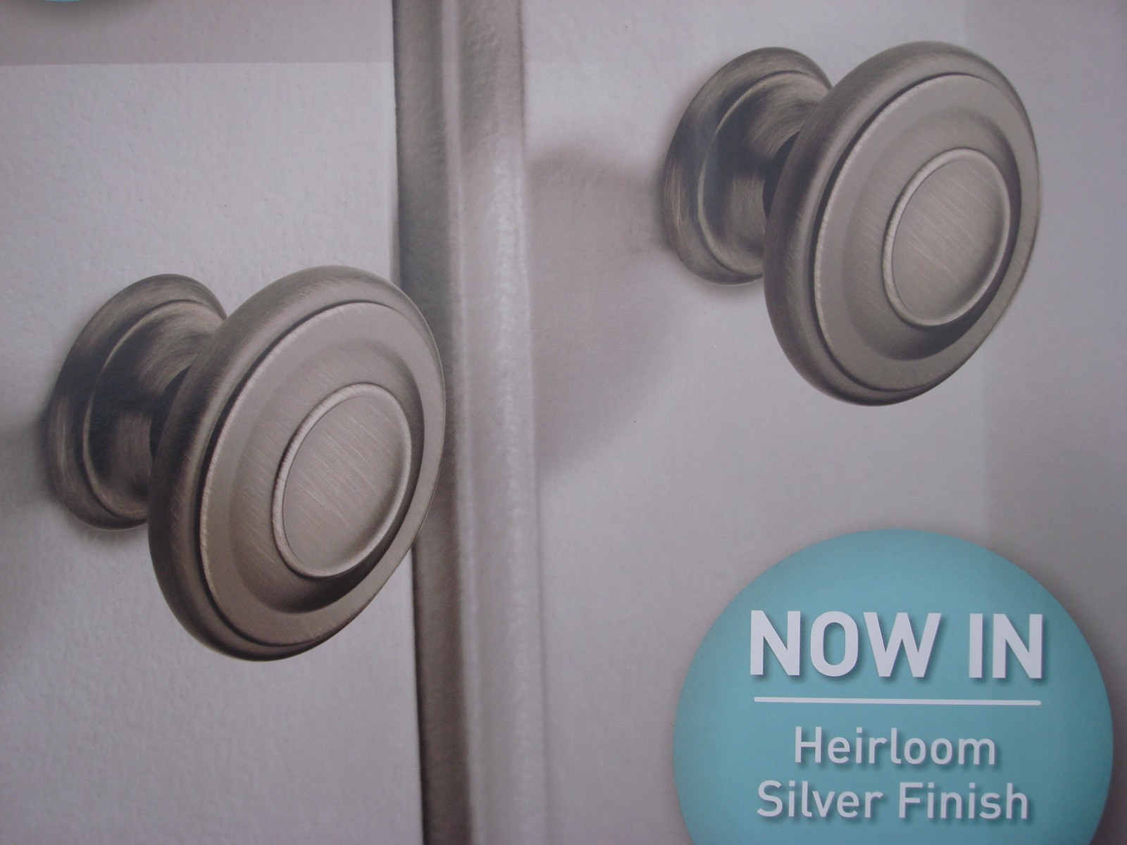 40 Liberty Harmon Collection 1 3/8" Knobs Heirloom Silver Finish Knob gallery