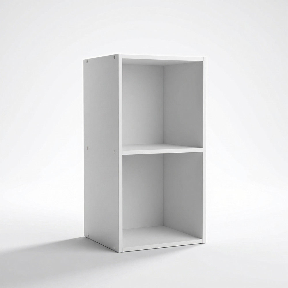 2 Cube Storage Organizer Shelves Stackable Storage Unit for Home Office