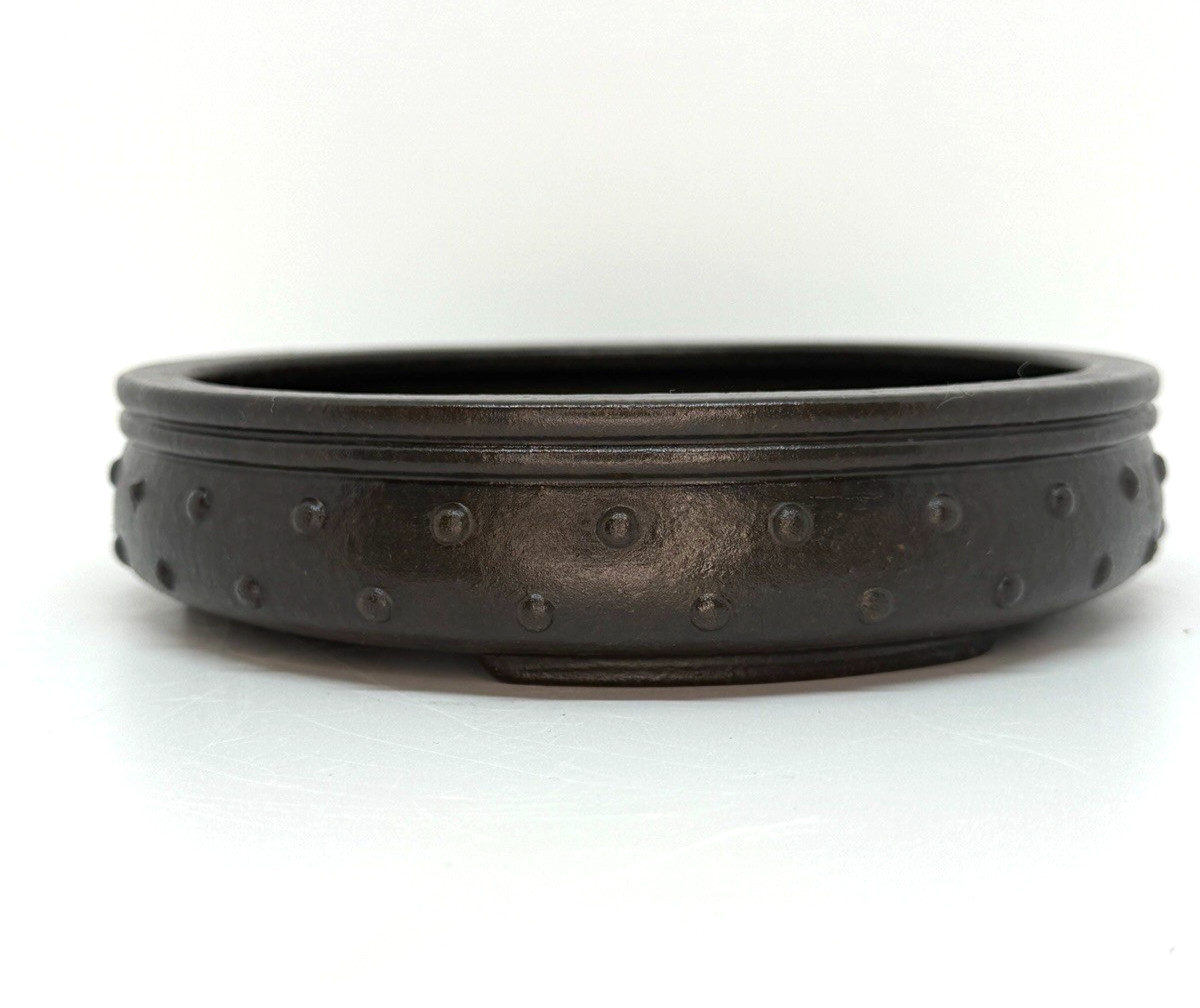 Authentic Yixing Zisha Clay Bonsai Pot Juniper Japanese 7" Round gallery