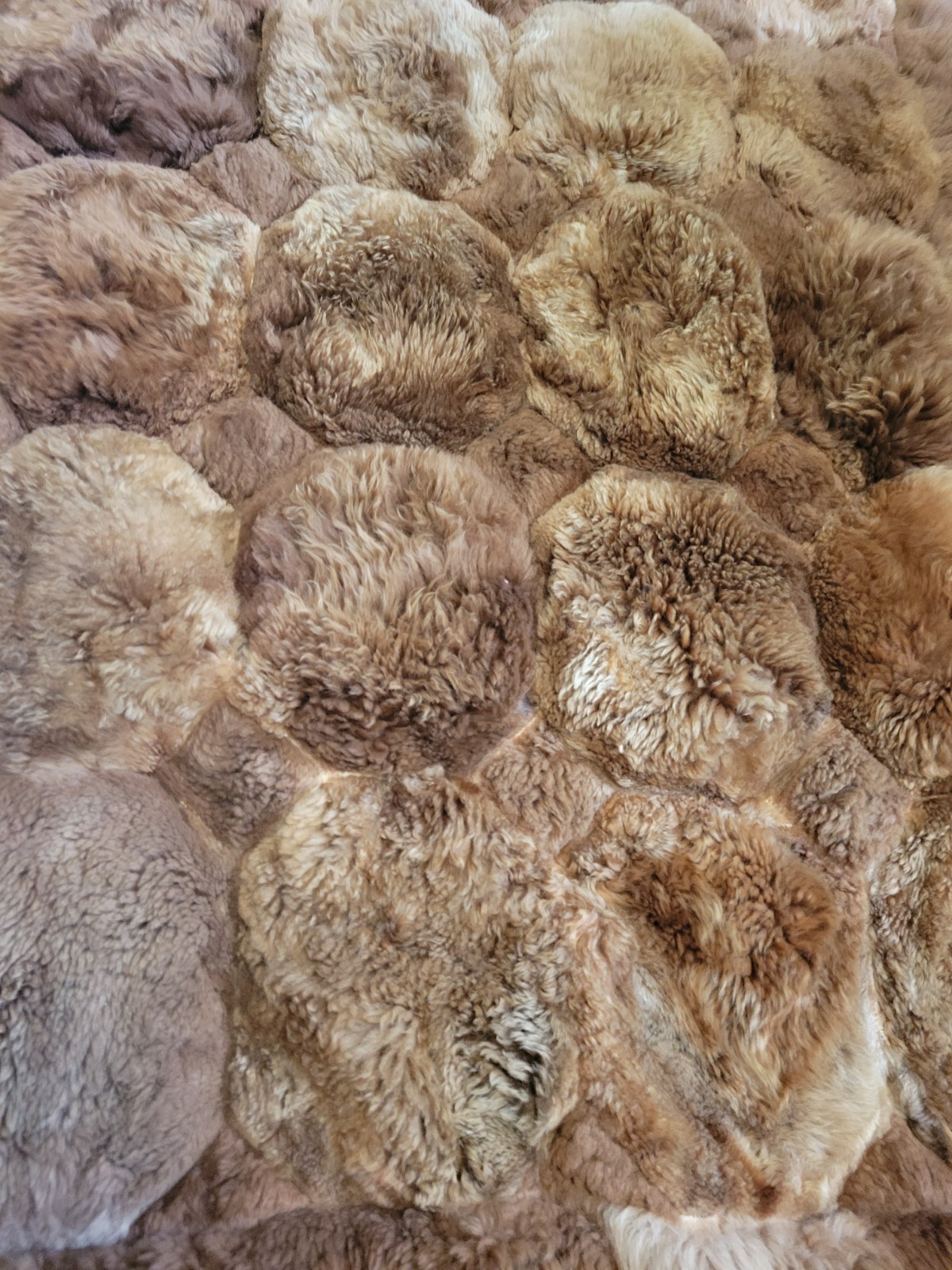 Alpaca Fur Rug in Brown Tones gallery