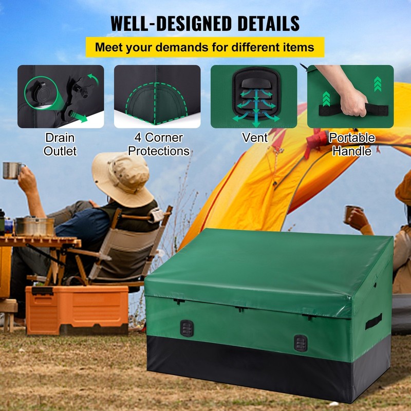 150Gal Waterproof Patio Storage Box Deck Box PE Tarpaulin gallery