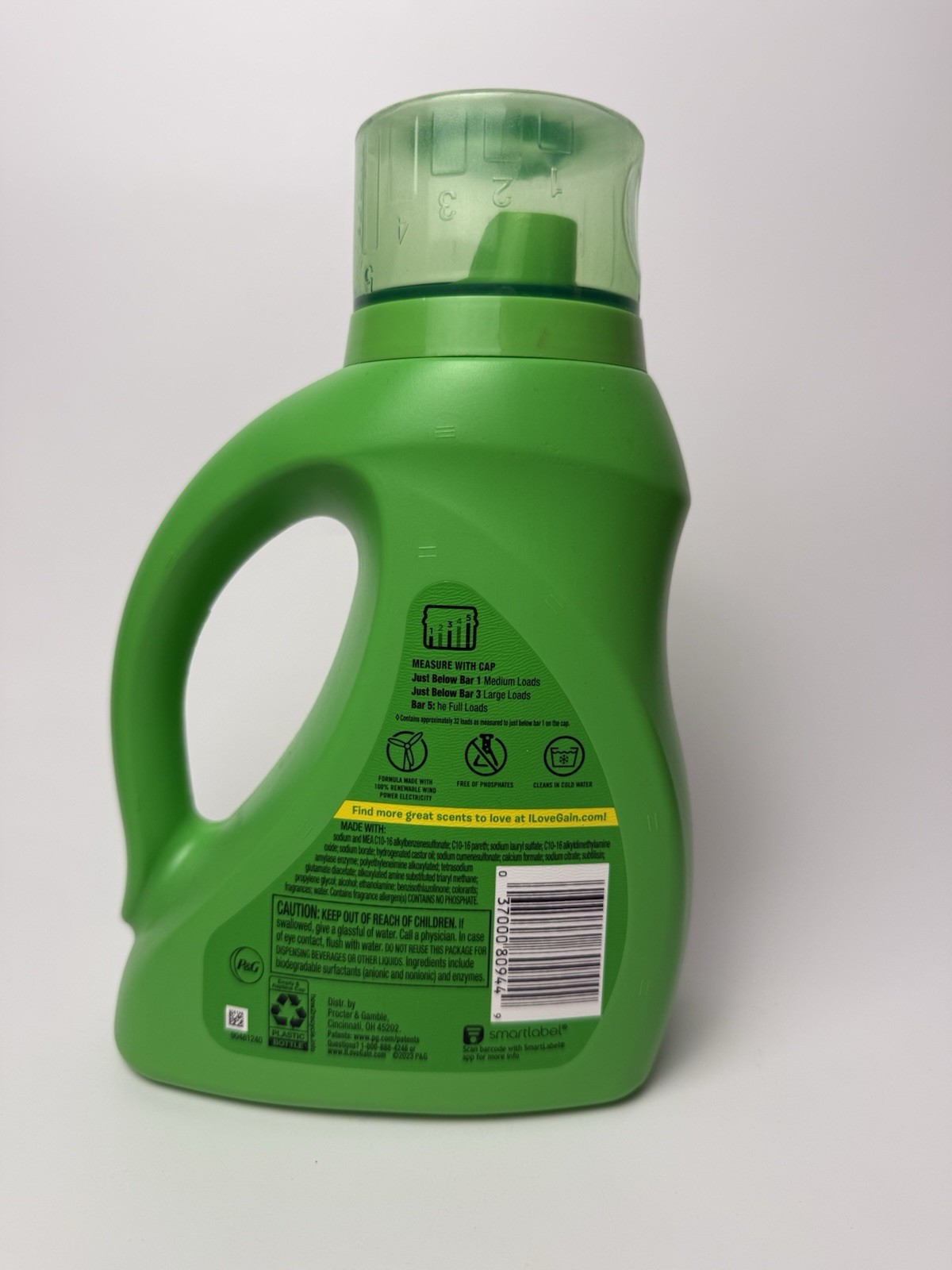 Gain 2in1 Liquid Laundry Detergent Splash Odor Defense 46 Oz gallery