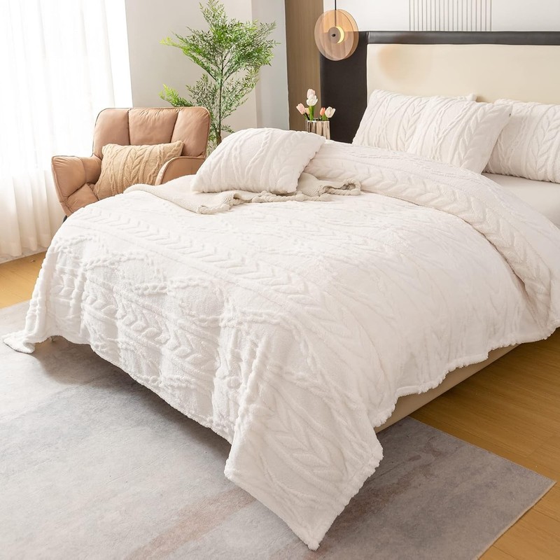 Blanket Soft Thick Plush Cozy Warm Throw for Couch Bed Sofa Throw Queen Twin gallery