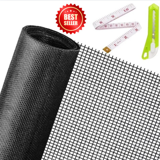 Windows Screen and Screen Door Repair Kit 48 X 118 Fiberglass Screen Mesh, NEW!! gallery