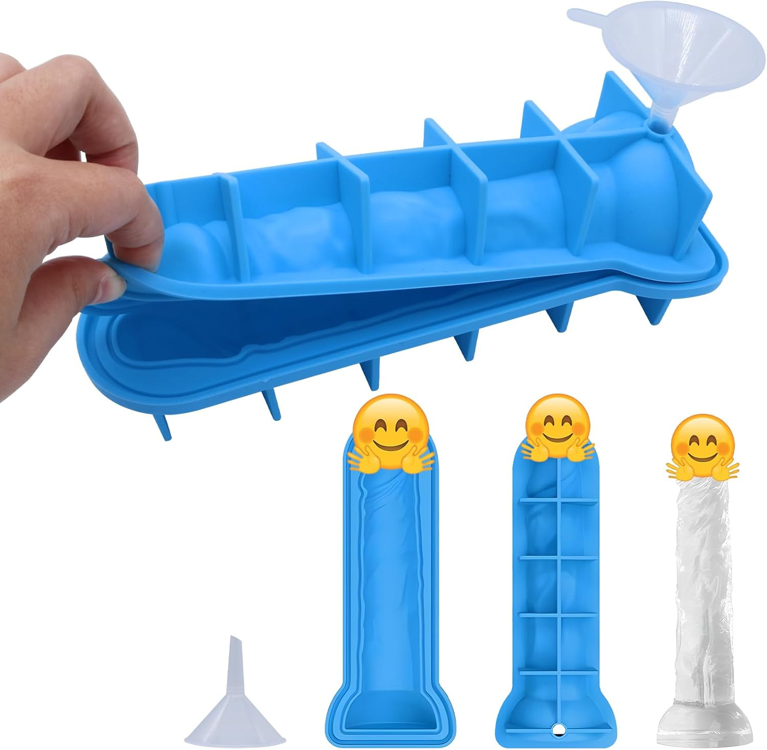 Ice Cube Tray Mold - Larger Novelty Ices Cubes Trays Adult Prank Fun Shapes Sili gallery