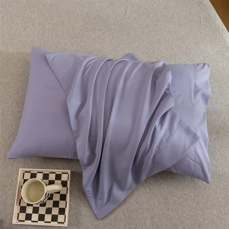 2 piece Luxurious Solid Color Pillowcase Comfortably Soft and Hypoallergenic Pil gallery
