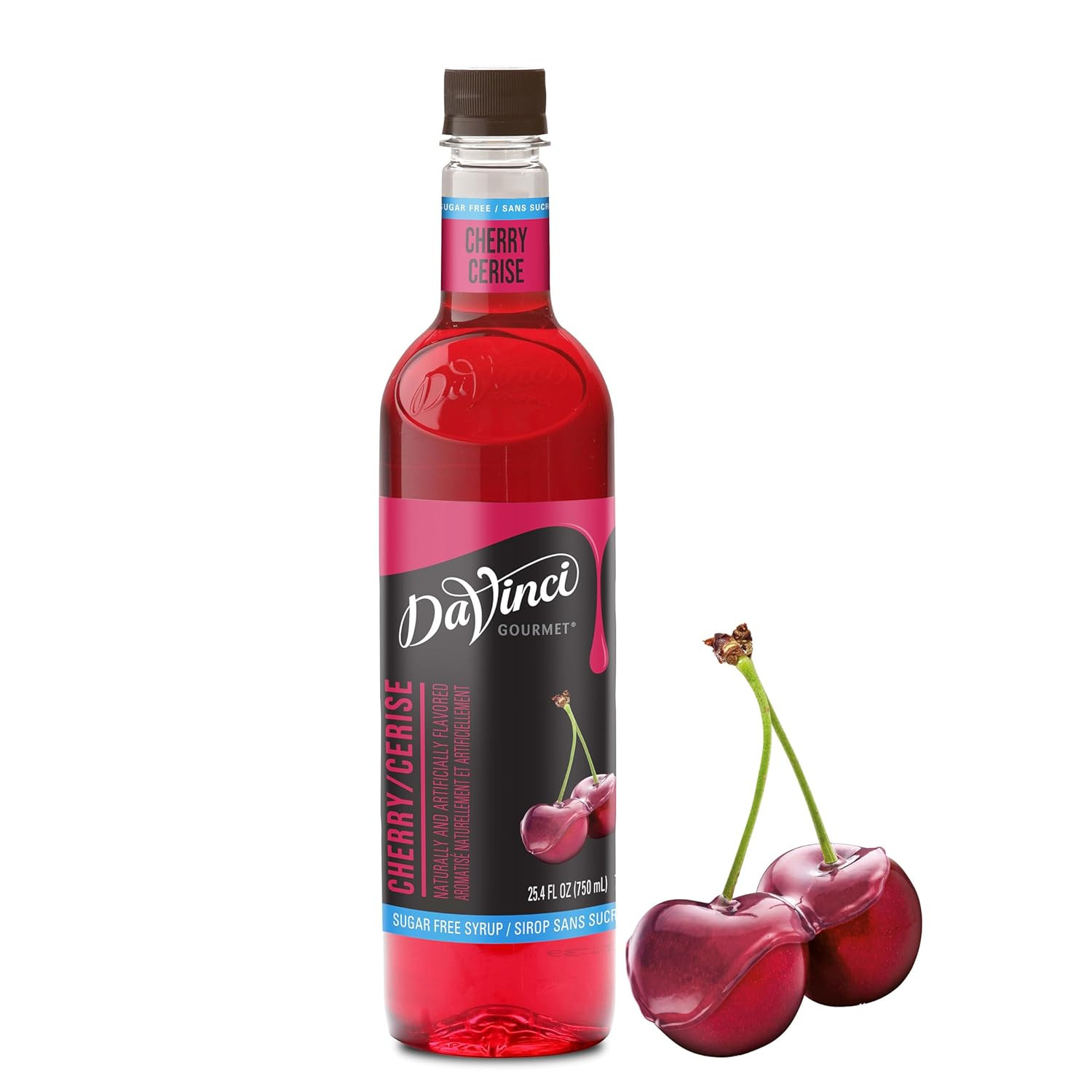 Sugar-Free Cherry Syrup, 25.4 Fluid Ounces (Pack of 1) gallery