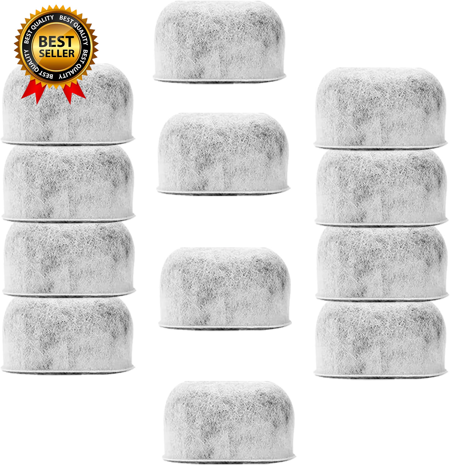 12 Pack Replacement Charcoal Water Filters for All Cuisinart Coffee Machines - C gallery
