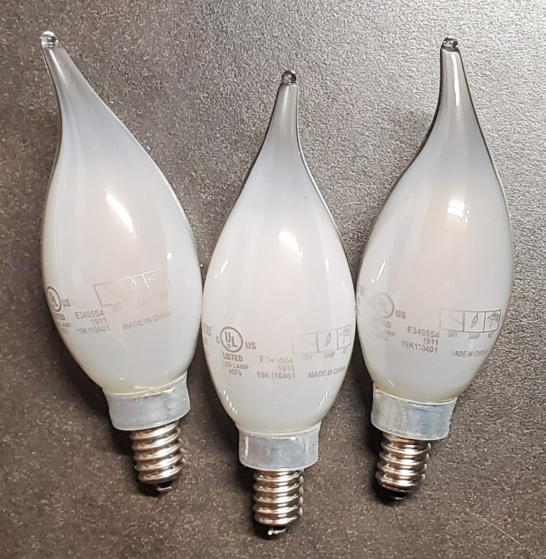 24pack BA10 E12 Candelabra LED Light Bulb 2700k 60W 525L C12 Dimmable H QUALITY! gallery