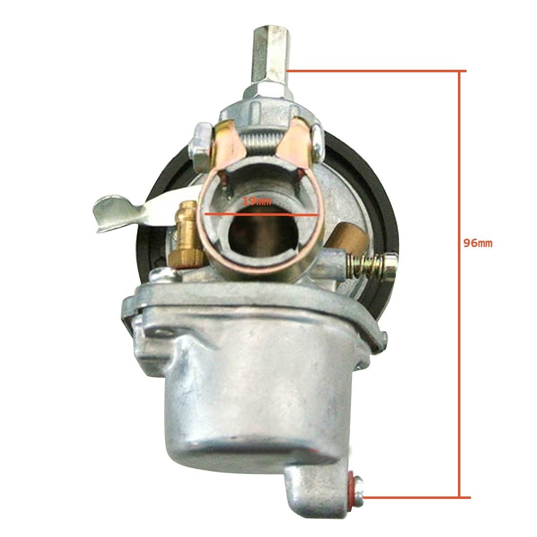 Bike Engine Carburetor For 2 Stroke 49cc 50cc 60cc 66cc 80cc Bicycle Motorized E gallery