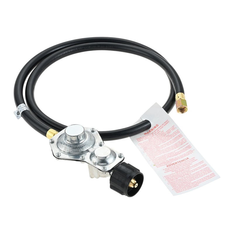 Dual Fuel Generator Two-Stage Propane Regulator 5FT Hose 3/8" Female Flare Nut gallery
