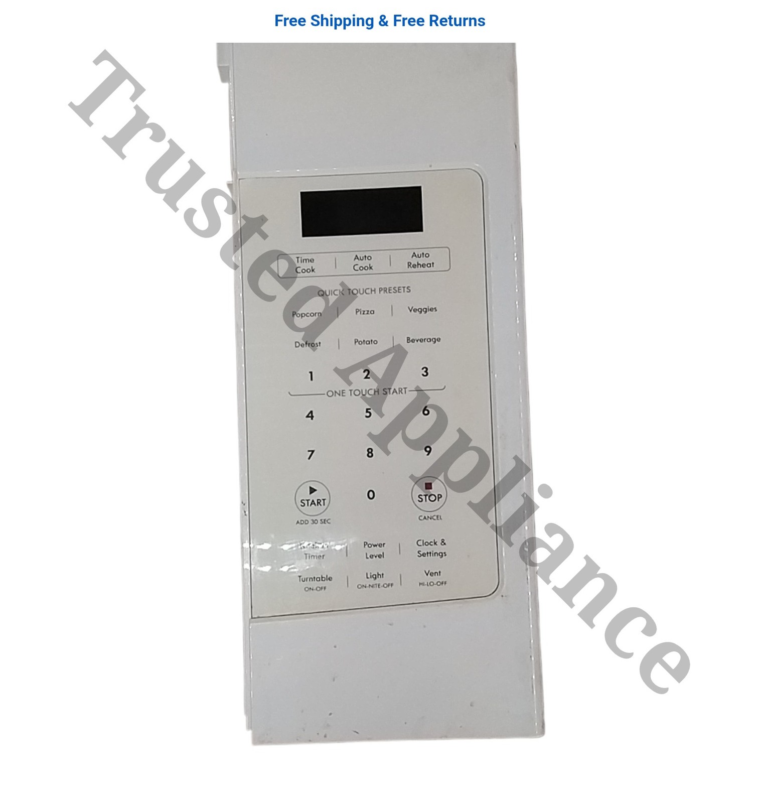 Frigidaire Microwave Control Panel Console 5304491763 WHITE gallery