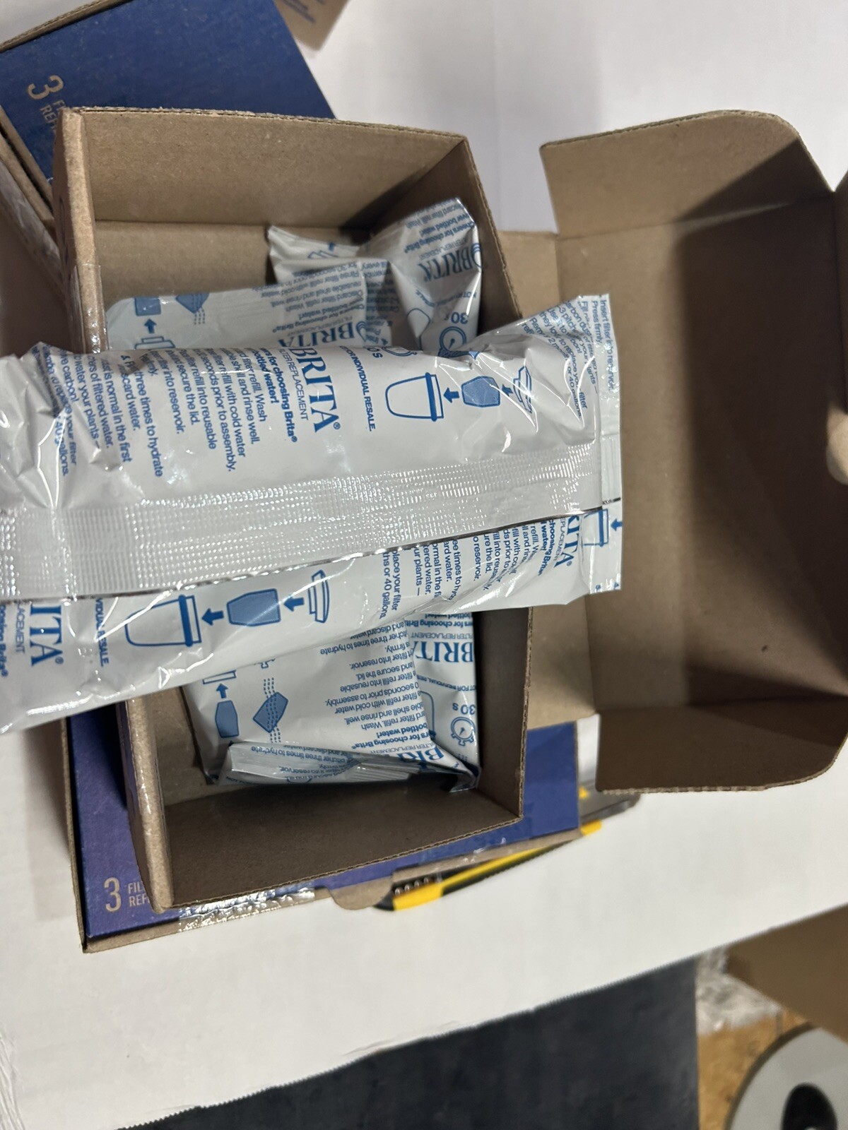 4 (3 Each)box Brita Refillable Filter Refill Packs / Pitchers & Dispensers =12 gallery