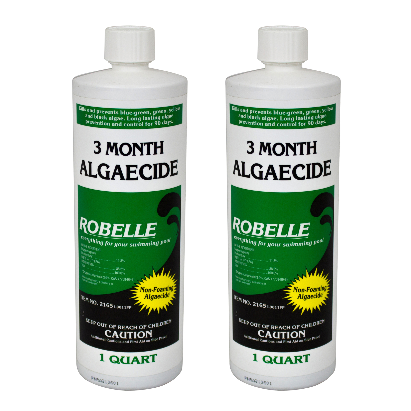 Robelle 3 Month Algaecide Pool Metallic Non-Foaming Algae Control - 2 Quarts gallery