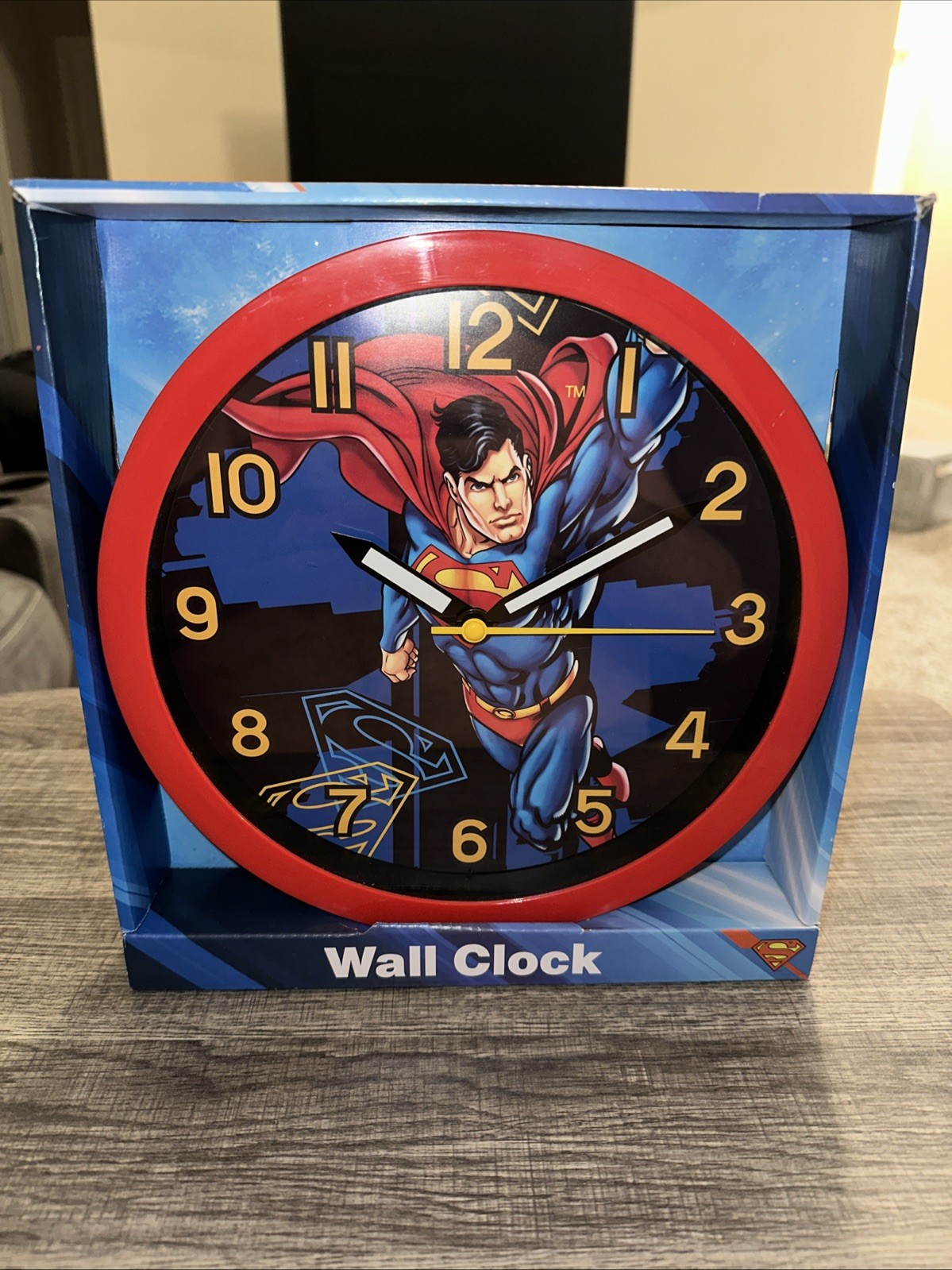 Superman DC Wall Clock Analog Display Hanging Super Hero Clark Kent New gallery