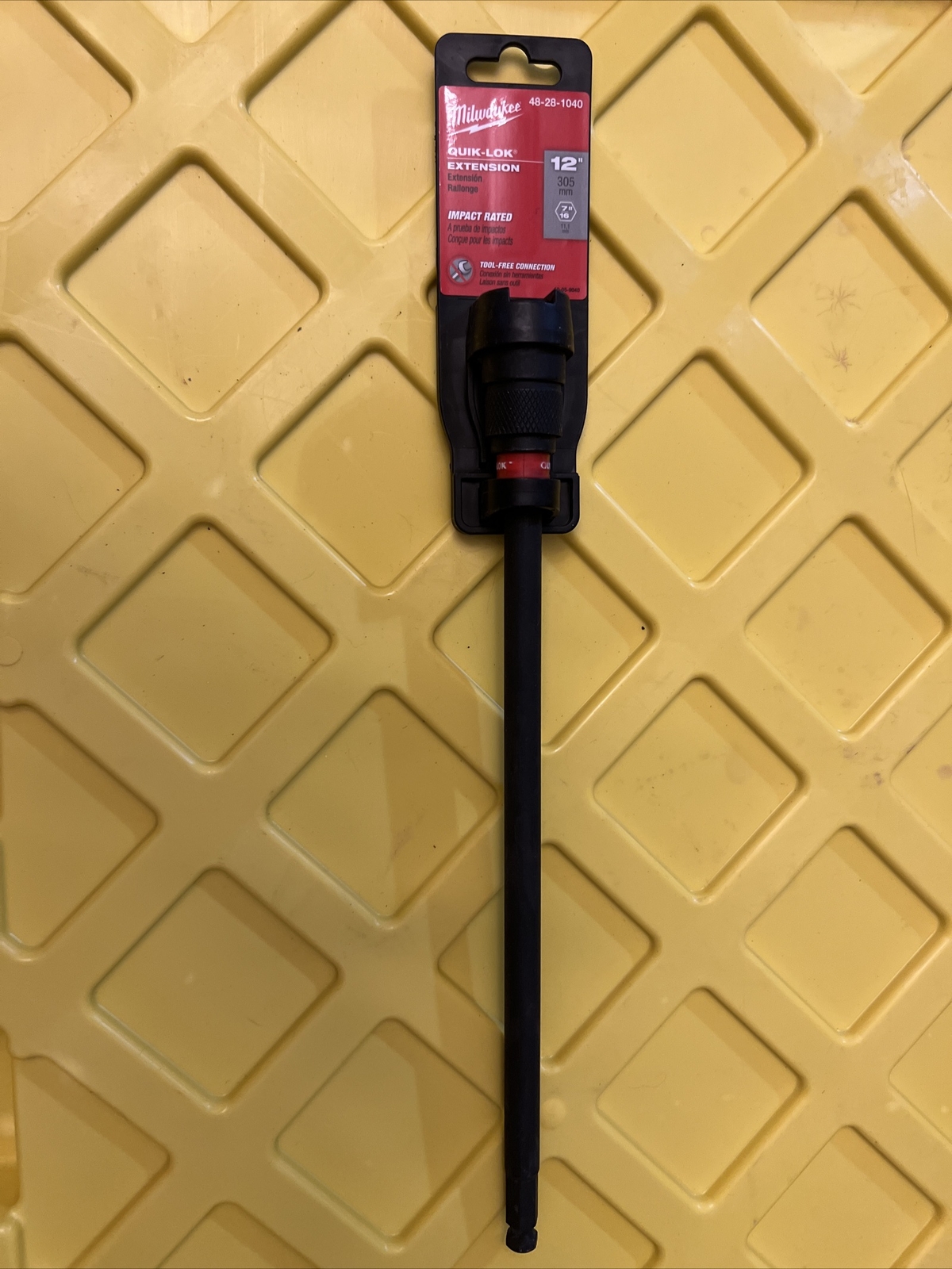 MILWAUKEE 12" x 7/16" Universal QUIK-LOK Extension 48-28-1040 gallery