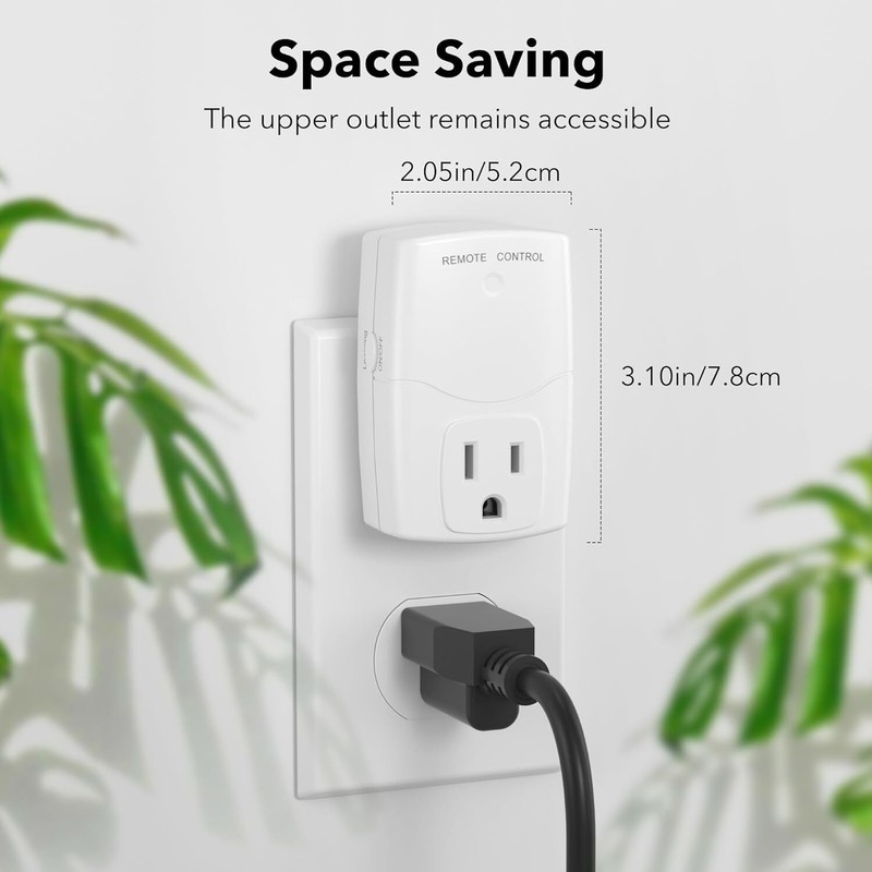 BN-LINK Wireless Remote Control Outlet Switch Power Plug In for lights LED bulbs gallery