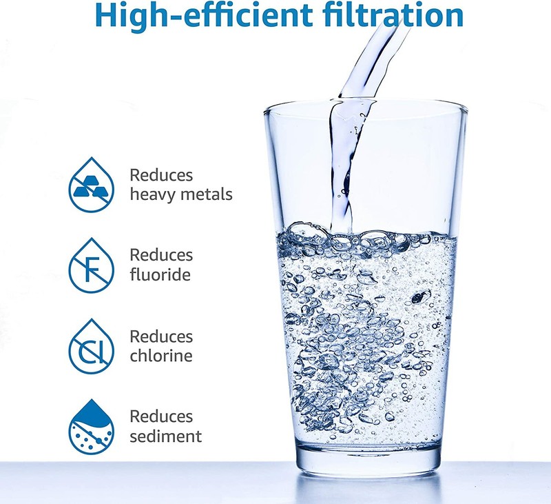 Inline RV Boat Water Filter Reduce Chlorine, No Bad Taste Marine Odor, Aquacrest gallery