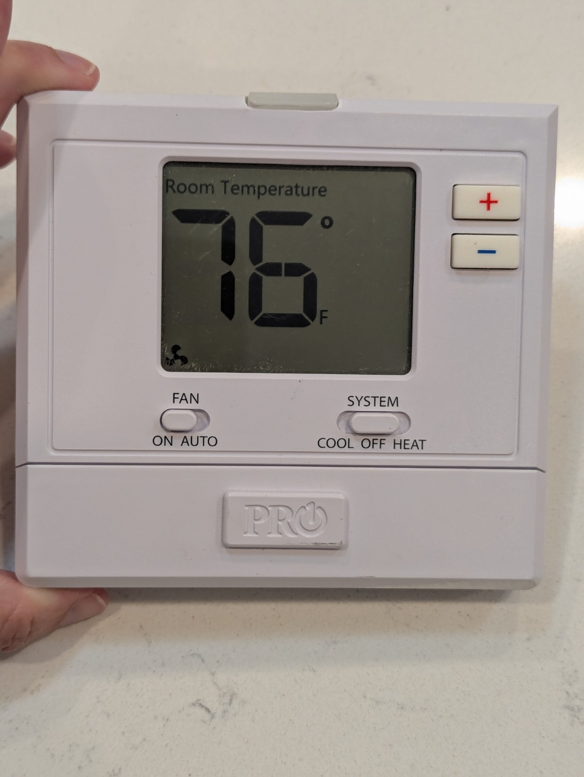 PRO1 IAQ T701 White 24 Volts Non-Programmable Electronic Thermostat Tested gallery