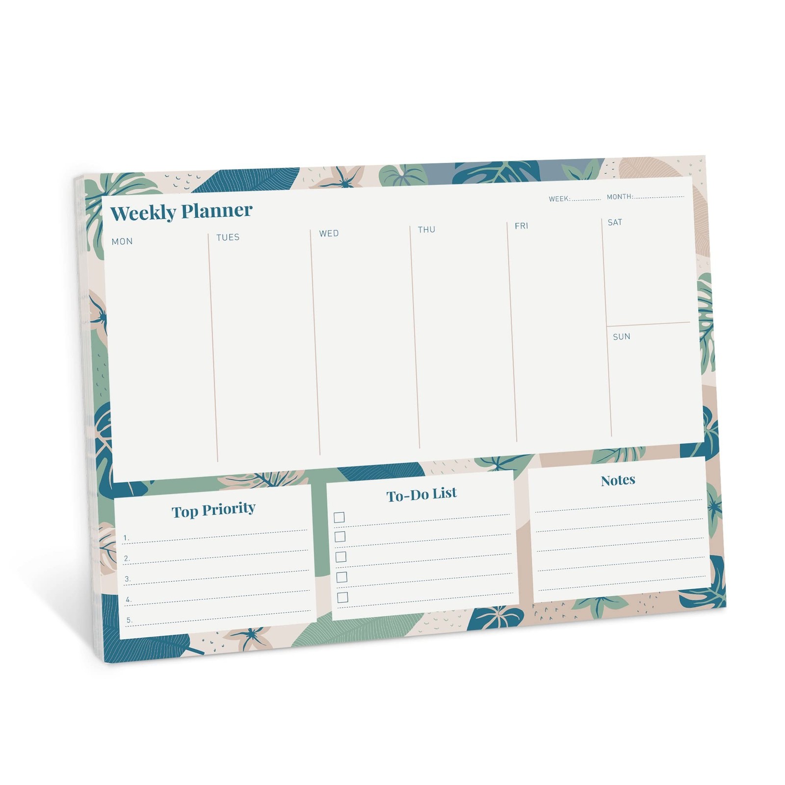 Riley's Weekly Planner Pad, Calendar Tear Off, Desk Organizer, To Do List Not... gallery