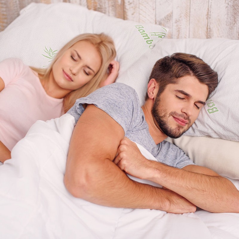 Bamboo Pillows 2 Pack King Queen Size Memory Foam Pillows Cooling Bed Pillow gallery