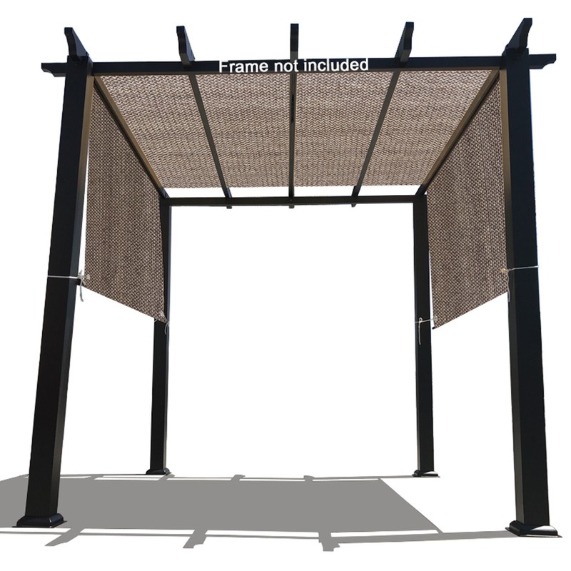 Canopy Replacement Pergola Shade Cover w/ Pocket 90% UV Block Durable Breathable gallery