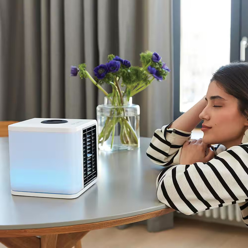 32 Sq. Ft. Eva Light plus 49.1 CFM 1-Speed Portable Evaporative Cooler and Humid gallery