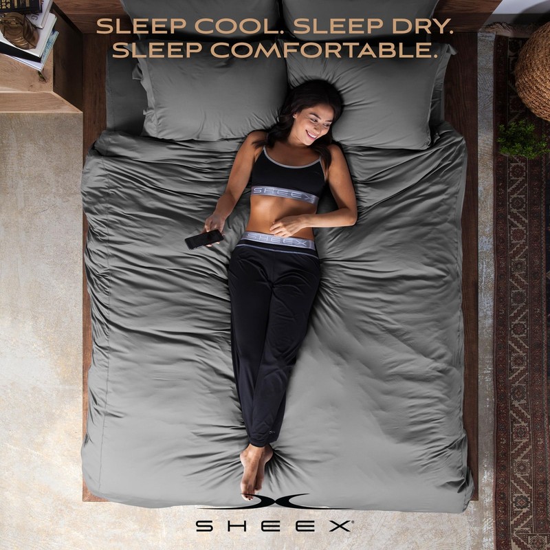 SHEEX - Original Performance Sheets Set King/California King Ecru - Cooling gallery