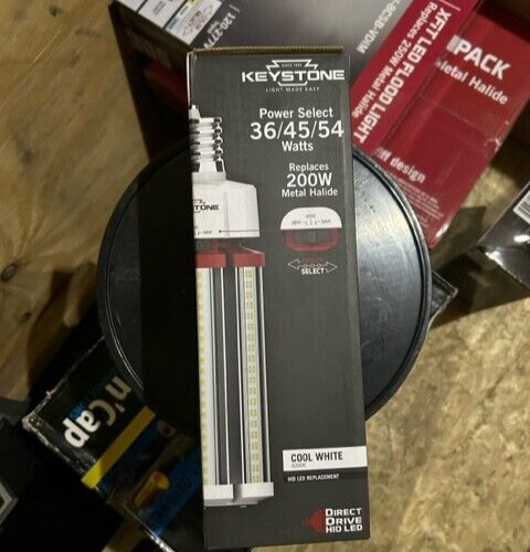 KEYSTONE KT-LED54PSHID-EX39-840-D/G4 Corncob Lamp Power Select 36w/45w/54w gallery