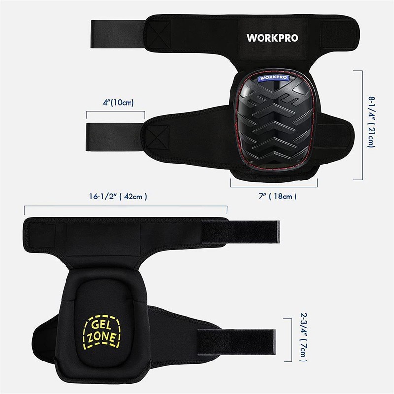 WORKPRO Knee Pads for Work Construction Gardening Flooring Carpentry Garage NEW gallery