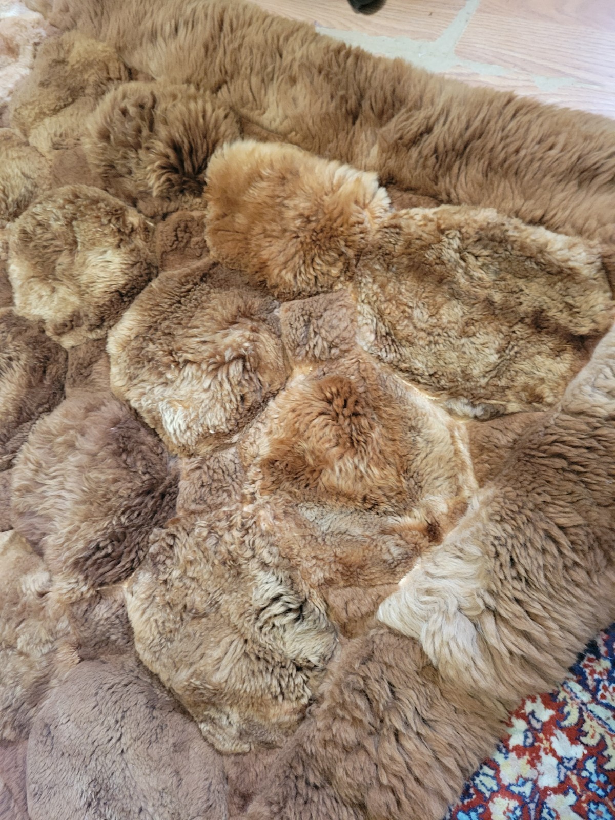 Alpaca Fur Rug in Brown Tones gallery