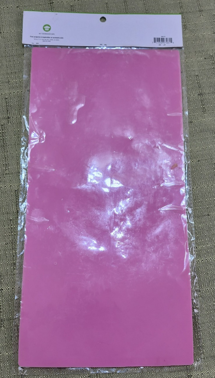 NIB Nicole's Kitchen Lace Pink Silicone Fondant Mold, 15 1/8" by 7 1/2" gallery