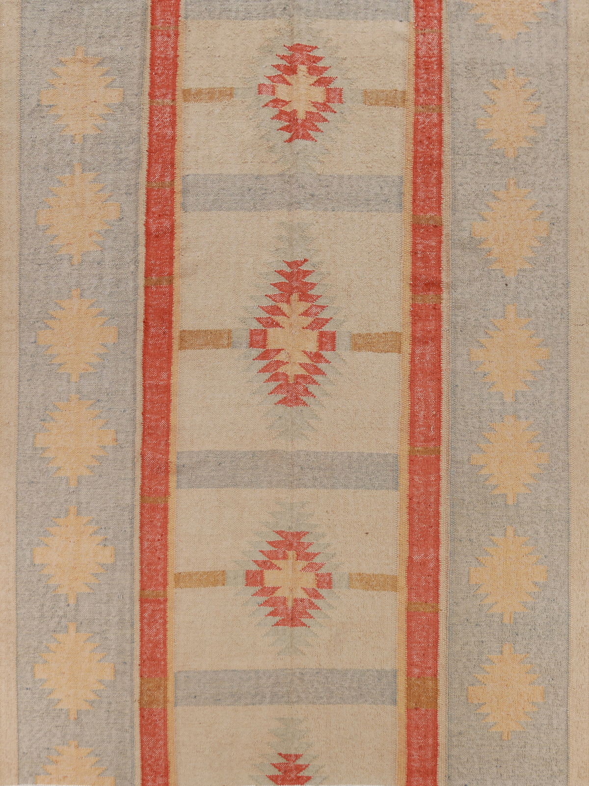Geometric Reversible Kelim Kilim Rugs Flatweave Tribal Turkish Carpet 8x10 ft gallery