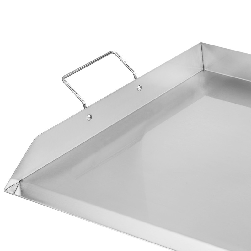 36x22 in Flat Top Griddle Stainless Steel Universal BBQ Grill Pan Cookware gallery