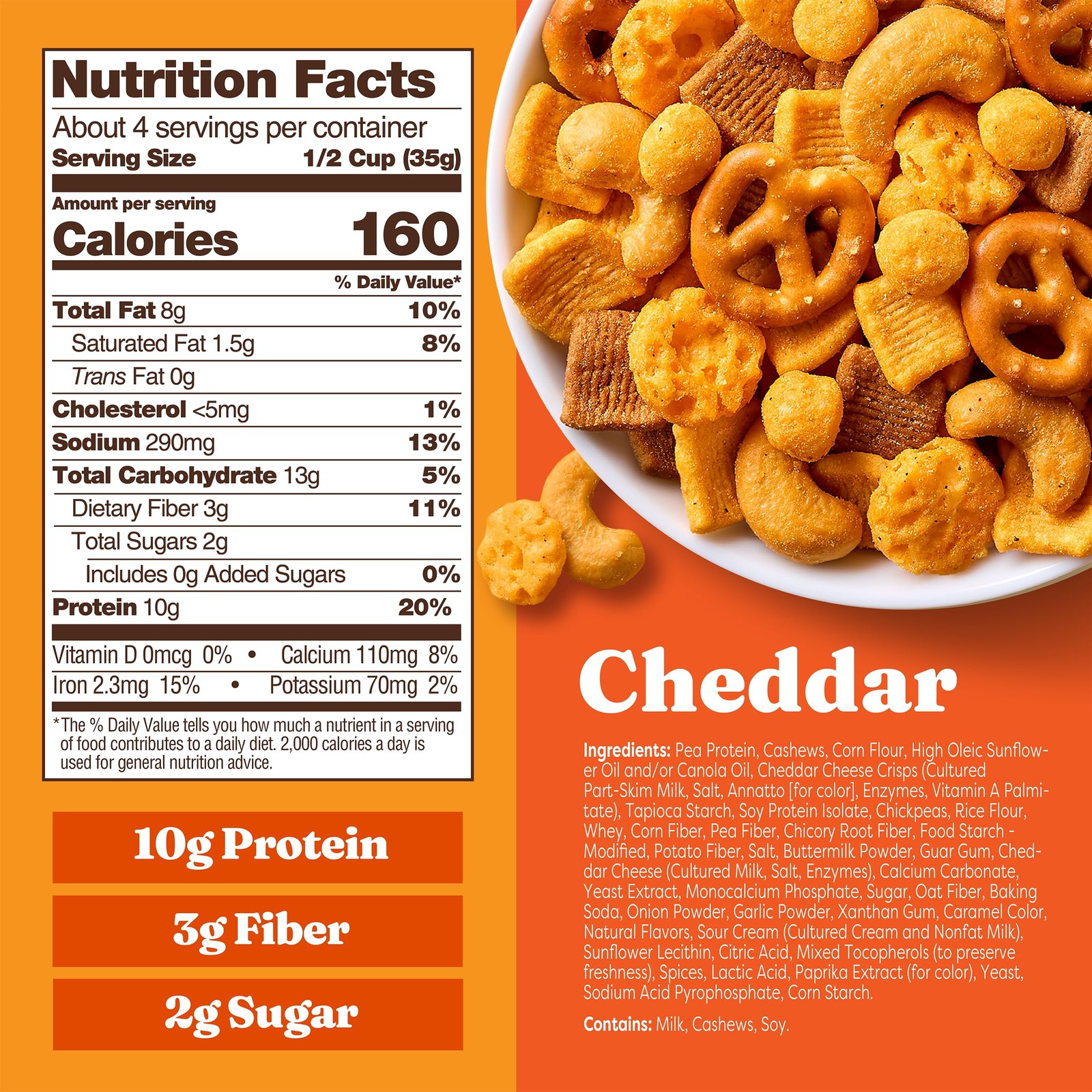 Catalina Crunch Protein Snack Mix with Cheese Crisps - 10g Protein, 2g Sugar ... gallery